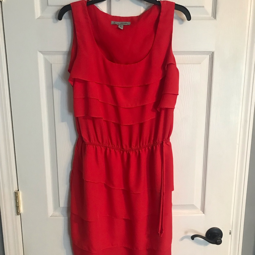 Coral dress
